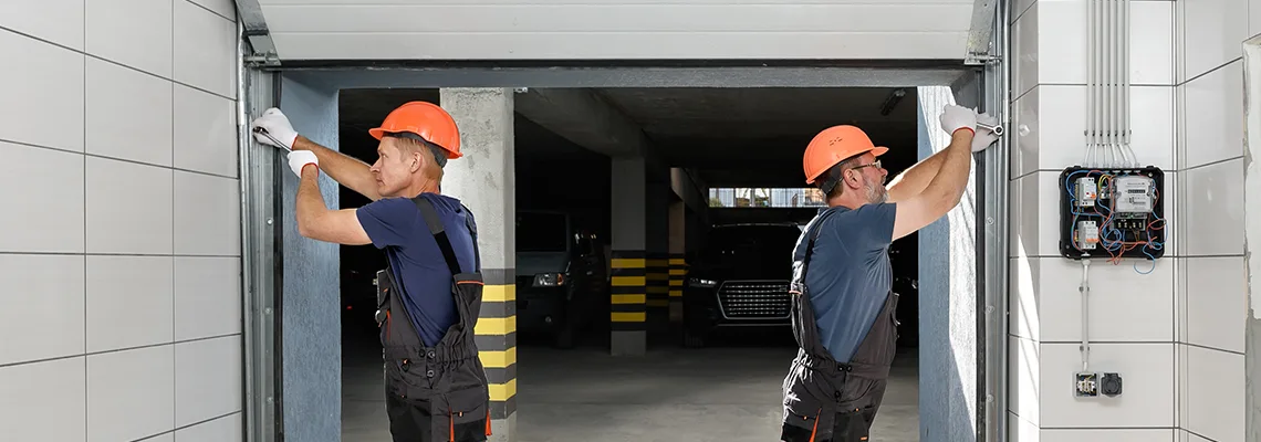 Wooden Garage Door Frame Repair in Merritt Island, Florida